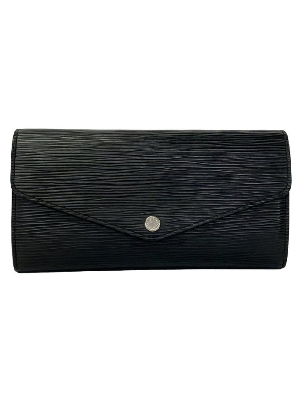 Louis Vuitton Wallet Epi Portefeuille Sarah Noir Leather